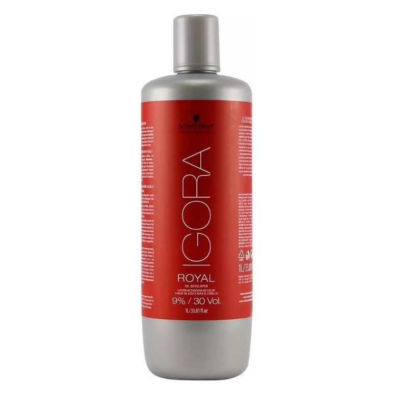 OFERTA! OX IGORA - ÁGUA OXIGENADA IGORA SCHWARZKOPF ROYAL  20 ,  30 e 40  Volumes - 1000ml