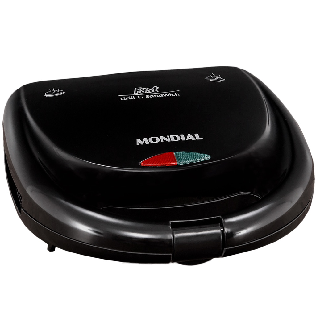 Sanduicheira Mondial Fast Grill E Sandwich - Preto 750w