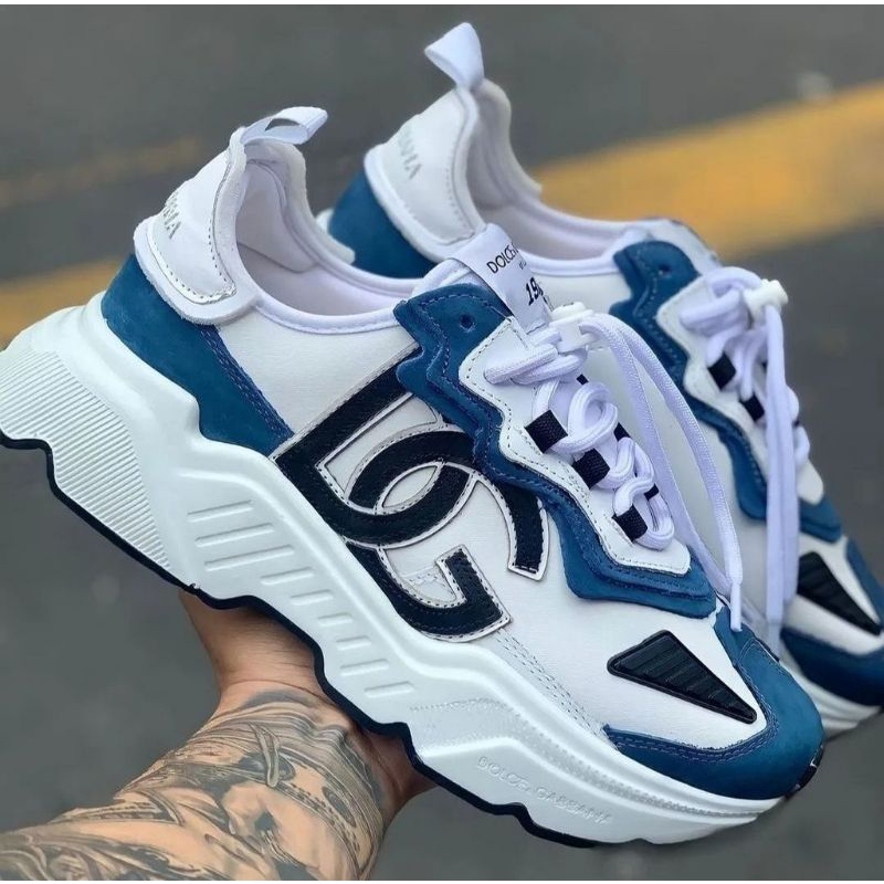 Tênis Masculino Casual Dolce Gabbana Daymaster Pronta Entrega Shopee