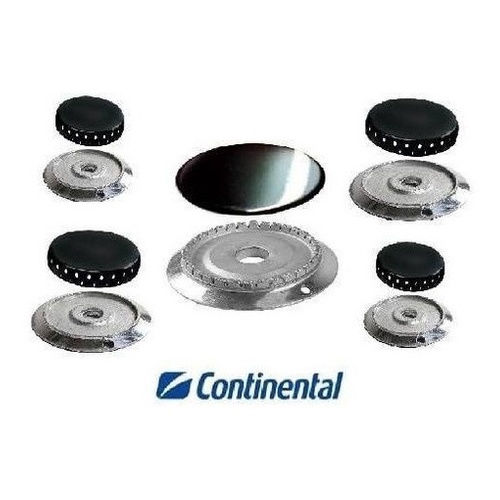 Kit Espalhador + Bacia Peça Fogão Continental Novita 5 Boc
