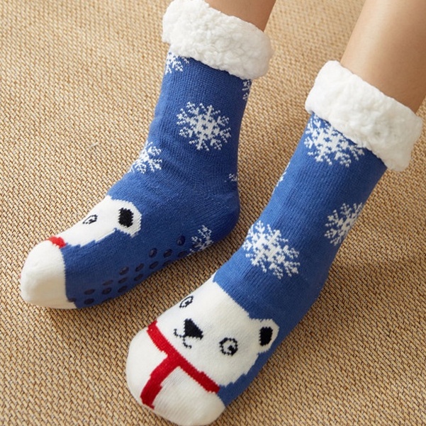 Meia Pantufa Infantil Juvenil Térmica Antiderrapante Forrada de Lã Quentinha Inverno Conforto em Oferta na Shopee