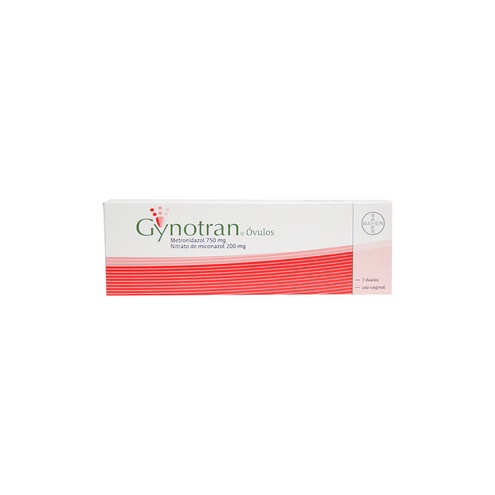 Gynotran 7 óvulos tratamento ginecológino