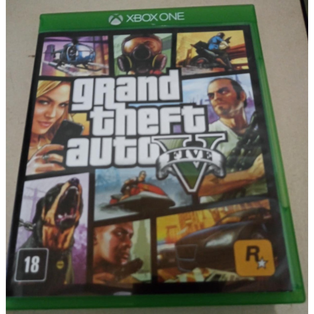 Gta 5 Gta V Grand Theft Auto V Midia Fisica Xbox One Shopee Brasil 2472