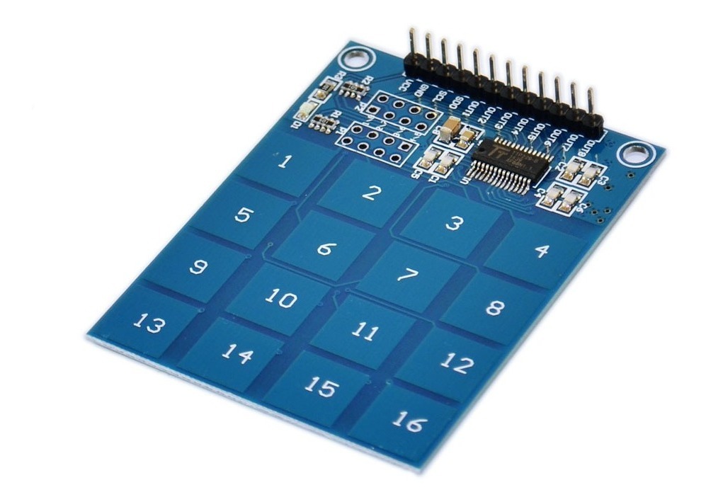 Modulo Teclado Touch Capacitivo - Ttp229 16 Teclas