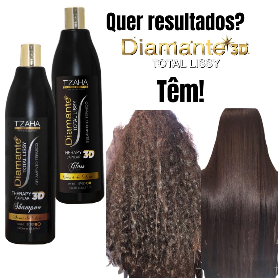 Escova Progressiva Cabelo Mega Lizo Semi Definitivo Kit
