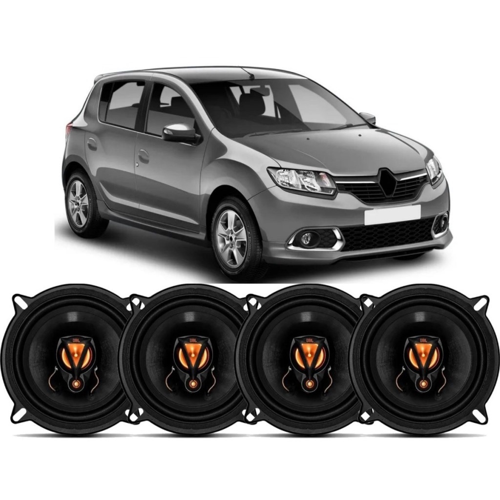Kit Alto Falantes Jbl Flex 5 Polegadas 200W Renault Sandero - Jbl