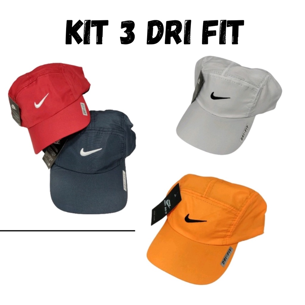 Bone Tactel Estilo Dri Fit Kit 3 Tecido Leve Pano Revenda Sol Pequenas Lojas Caminhada Piscina Proteção Pronta Entrega