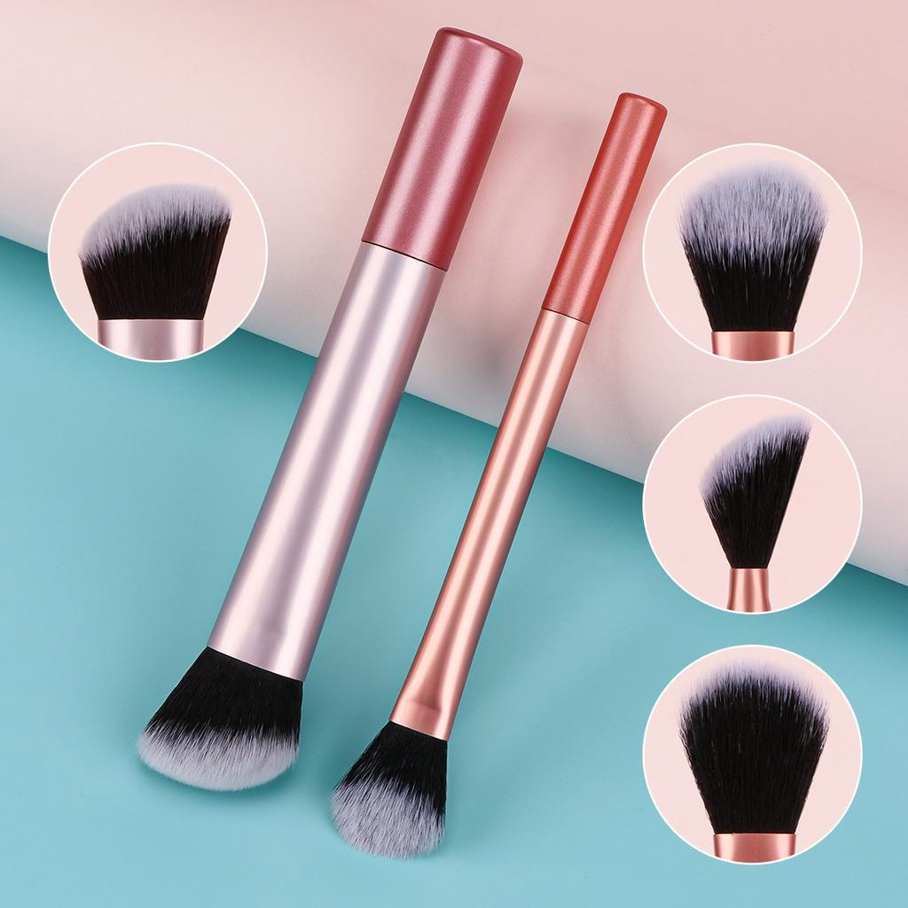 Conjunto de Escova de Maquiagem Blush Contouring Brush & Concealer Brush de duas peças