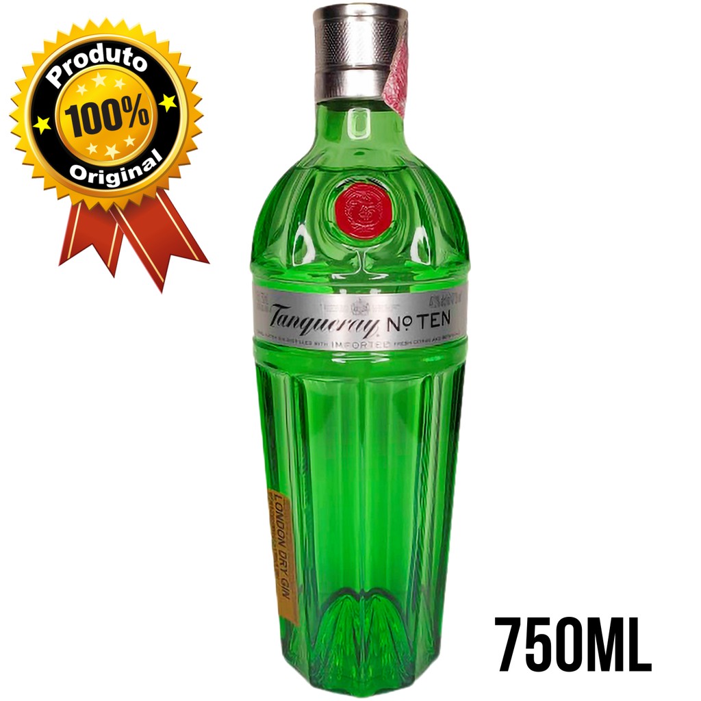 Gin Importado Tanqueray Ten 750ml 100 Original Lacrado Com Selo Ipi