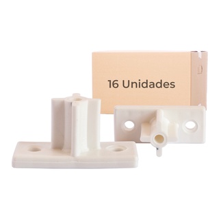 Calco Espacador Distanciador P/ Corredica De Gaveta 16 Pecas