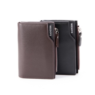 Carteira Masculina Multifuncional Ultra Fina Com Zíper