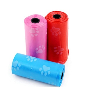 Kit 3 Rolinhos Refil Cata Caca Pet para Cão-Gato 15 saquinhos por Rolo Biodegradável