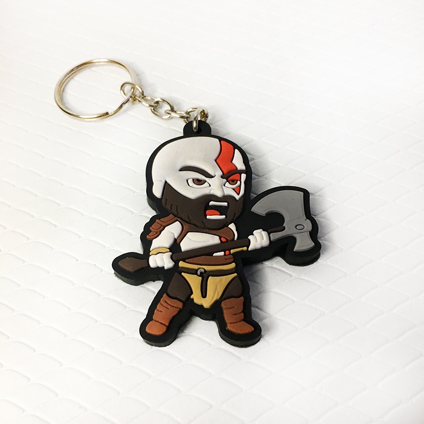 Chaveiro God of War Kratos de Borracha Games Geek | Shopee Brasil