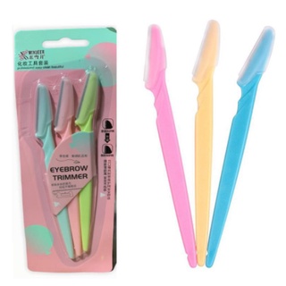 KIT NAVALHA PARA SOMBRANCELHA com 3 Aparador de sombrancelha
