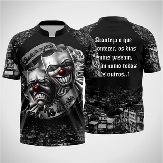 Camisa Camiseta Chorar agora e Ri depois Favela Comunidade Town/tony Country