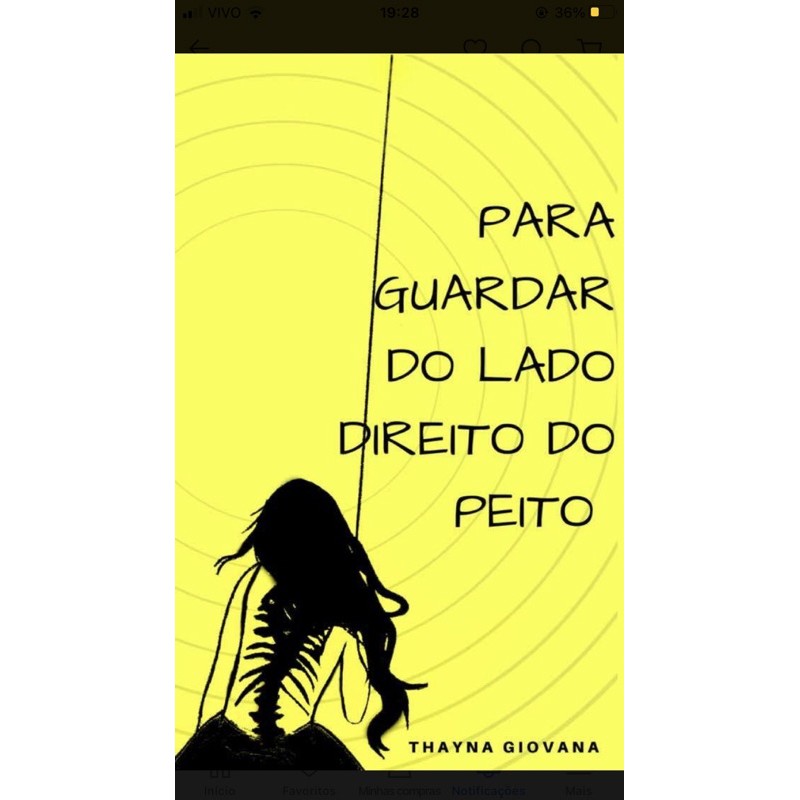 livro- Para guardar do lado direito peito +chaveiro | Shopee Brasil