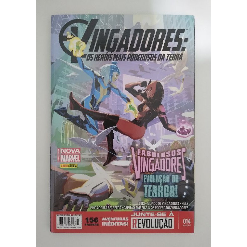 Hq Marvel Comics Vingadores Os Heróis Mais Poderosos Da Terra