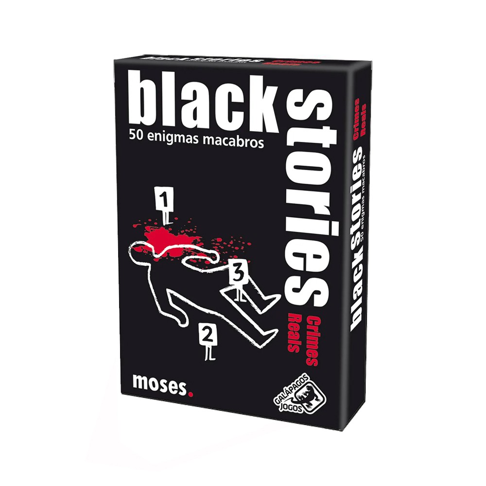 Black Stories Crimes Reais  Jogo de Cartas Galapagos BLK101