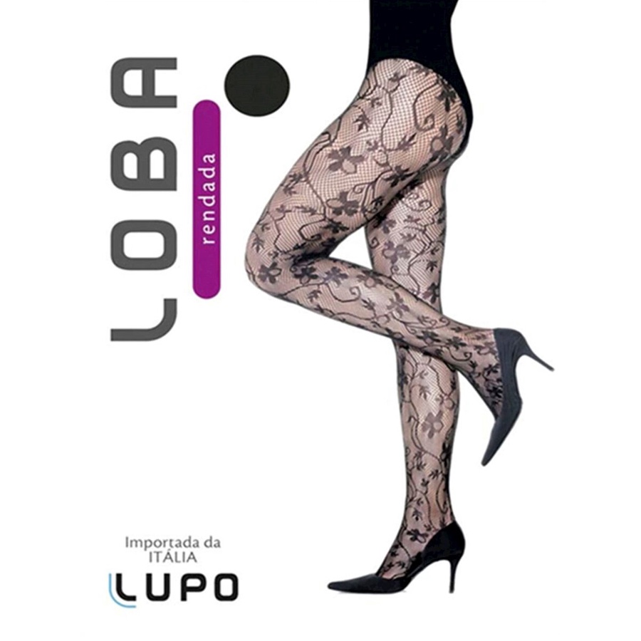 Meia Calça Rendada Loba 5186-01 - Women Clothes