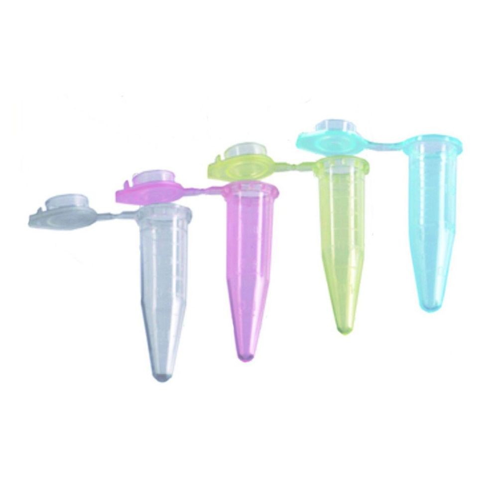 2000 Microtubos 1,5ml Verde Azul ou Neutro para laboratórios