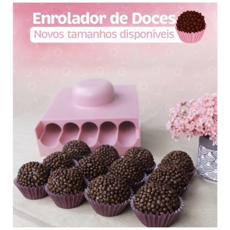 Enrolador de Doces 8g 12g 16g ou 20g Placa Boleadora de Brigadeiros OFF · foto 2
