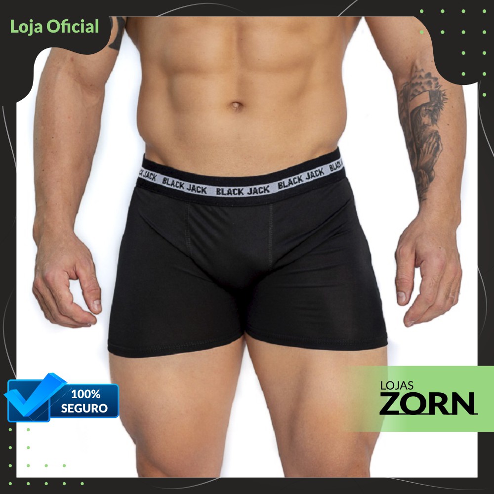Kit 07 Cueca Box Boxer Roupa Masculina Estampadas ou Lisas Microfibra