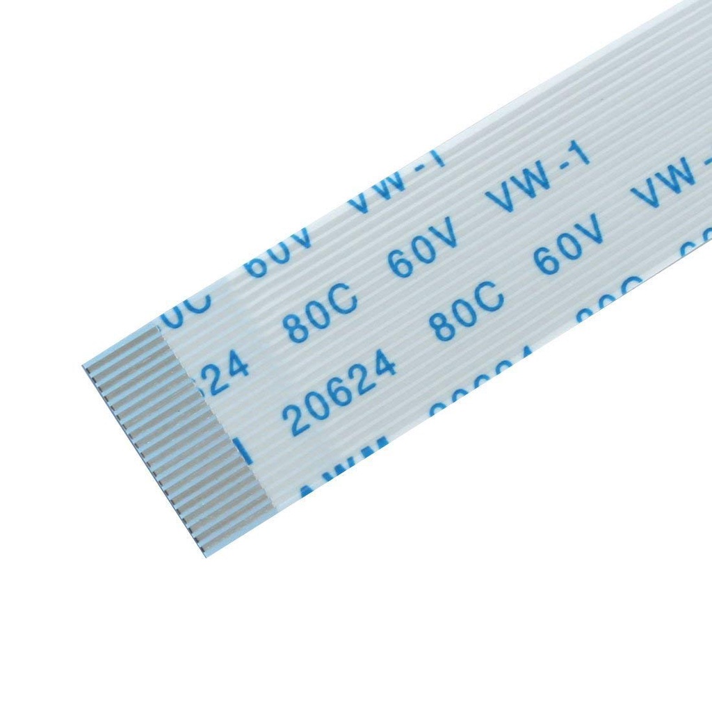 01 Cabo Flat Novo para Leitor DVD 20 vias X 1cm largura X 15cm Comprimento X Normal 20624 60V 80C AWM