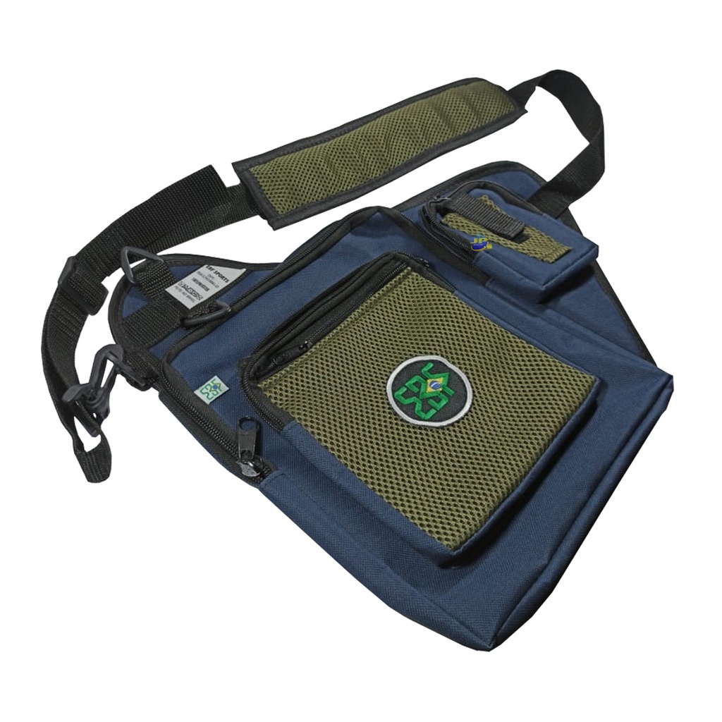 Bolsa de Apetrechos Tralha Pesca Camping EBF Tipo Pochete Pratika