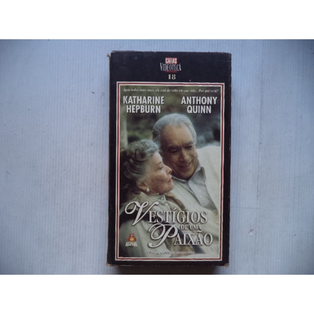 Fita Vhs Vestigios de Uma Paixao Original Caras Legendado