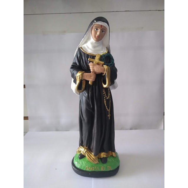 SANTA RITA 20 CM , Para abençoar seu lar em Oferta na Shopee