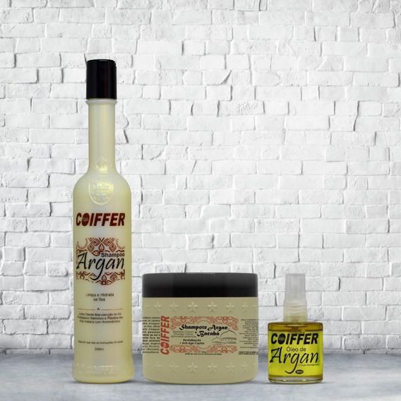 Kit Argan Coiffer Doador De Nutrientes E Hidratantes