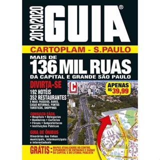 Guia Cartoplam - São Paulo 2019/2020 em Oferta na Shopee