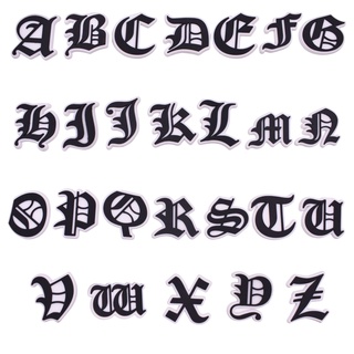 Crocs Jibbitz Pinos 26 Letras A-Z Alfabeto Grego DIY Botão Charme