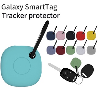 Capa Protetora De Silicone Com Mosquetão/Rastreador Smart Tag Para Samsung Galaxy