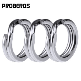 100pçs Anéis De Divisão De Pesca Para Manivela De Aço Inoxidável Prata 0 #-12 Acessório/Ferramenta Carpa Com Laço Duplo em Oferta na Shopee
