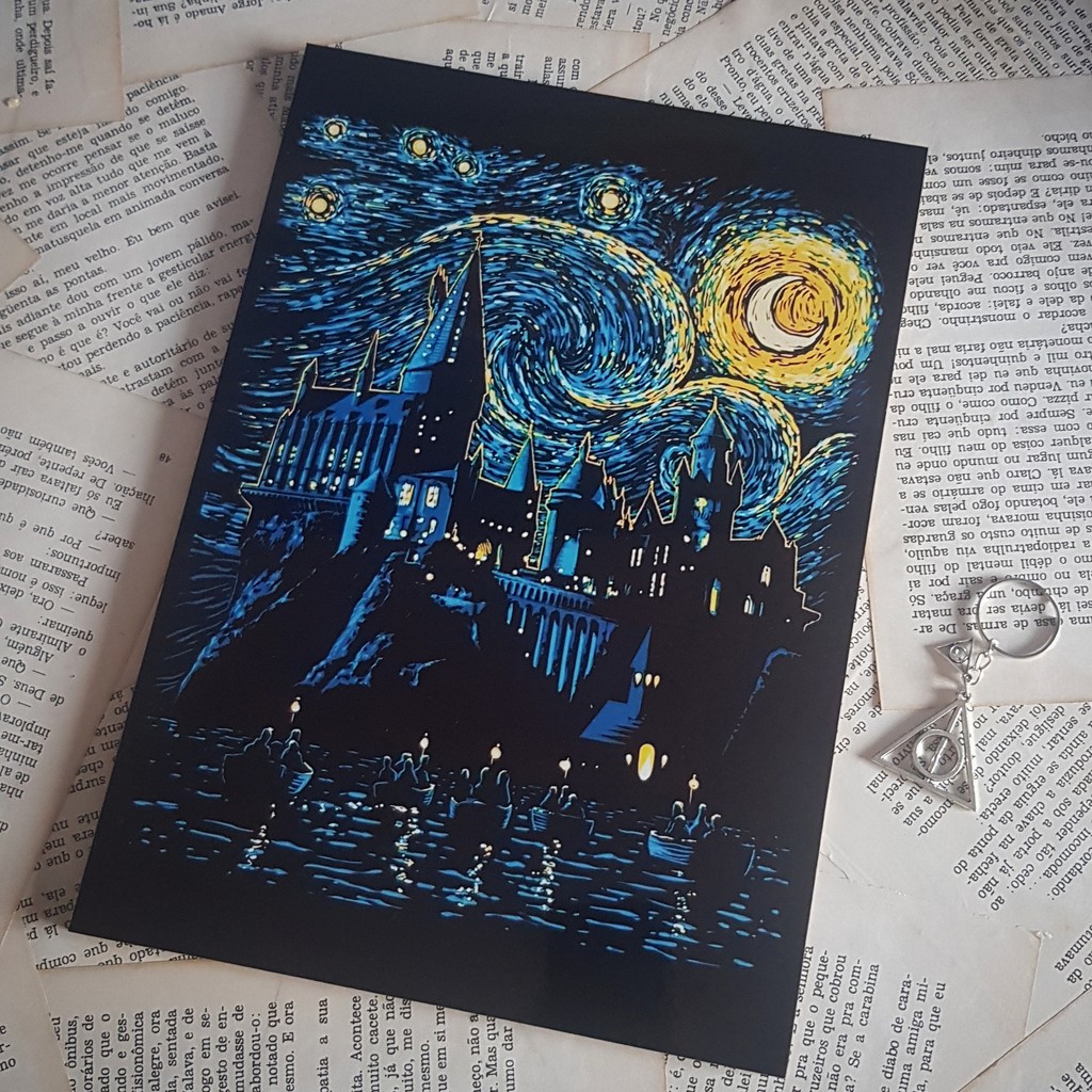 Quadro Decorativo Emoldurado Filme Harry Potter e a Pedra