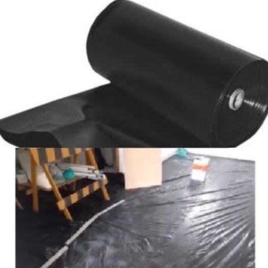 Lona Plástica Preta 200 micras Grossa 5x4 Metros Vonder Construção Pintura Proteção em Oferta na Shopee