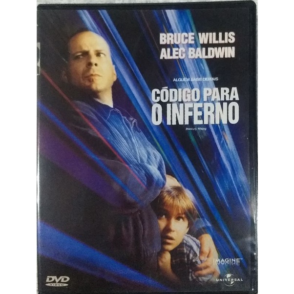 DVD - Código para o inferno - alguém sabe demais, original usado em perfeito estado de conservação.