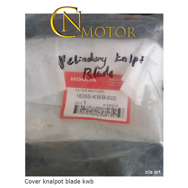 Capa Protetora De Escapamento Original Blade 18318 Kwb 922