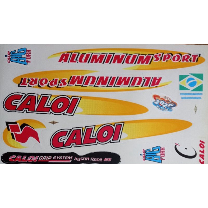Adesivos Colante Para Bicicletas Caloi Aluminum Sport