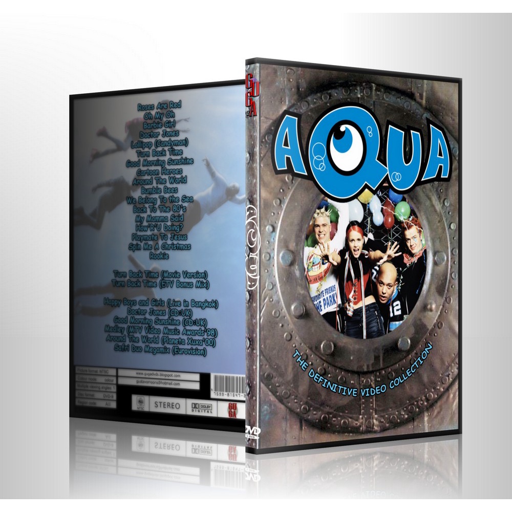 DVD Aqua The Video Collection | Shopee Brasil