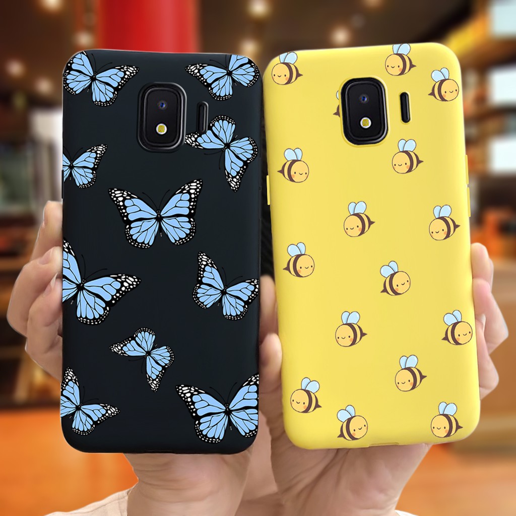Samsung Galaxy J2 Core SM-J260F SM-J260Y Case Cute Bee Butterfly Casing Samsung J2Core 2020 Soft Silicone Phone Case