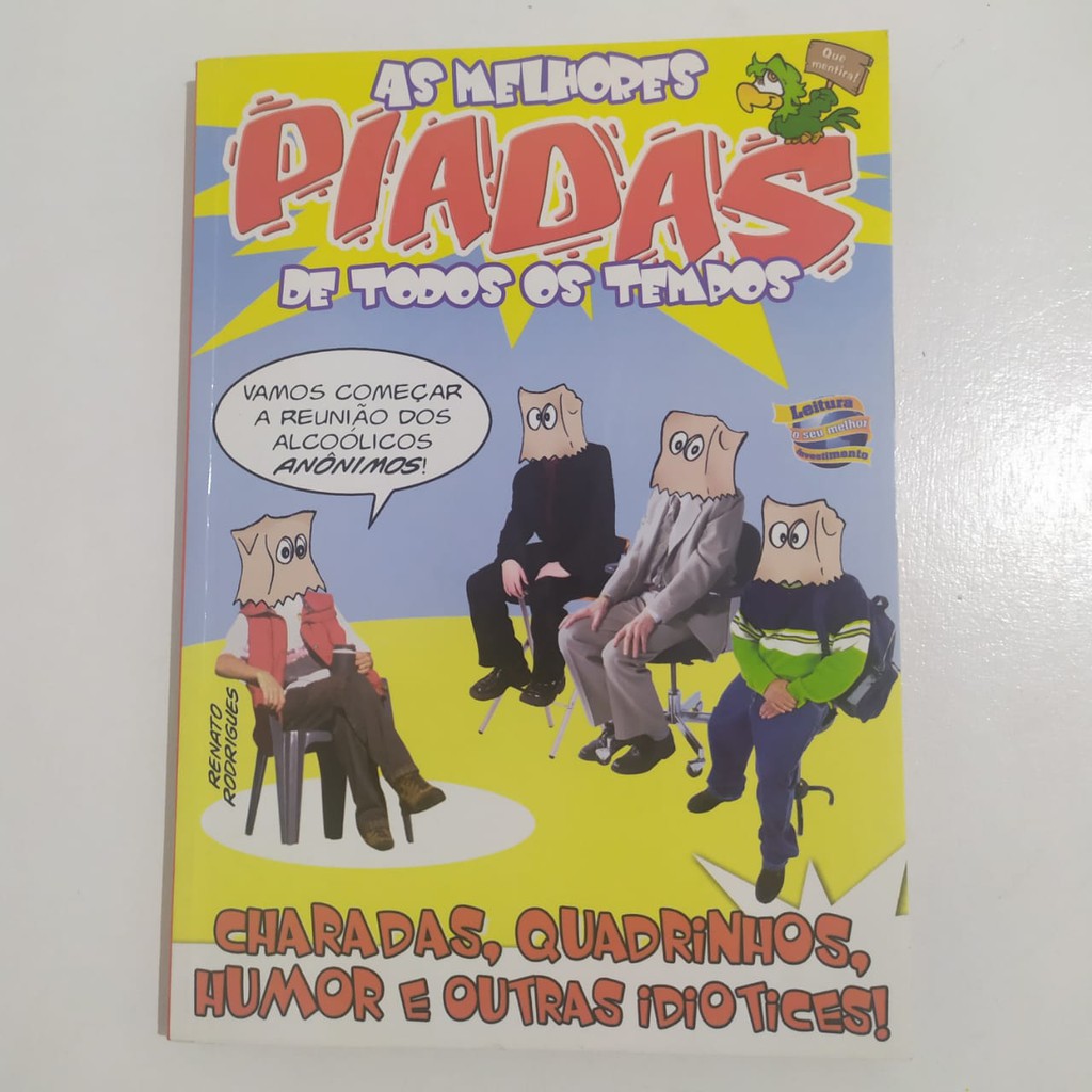 Livro As Melhores Piadas de Todos os Tempos Diversão Risada