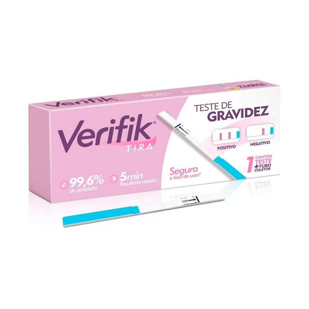 Teste de Gravidez Verifik Tira + Coletor