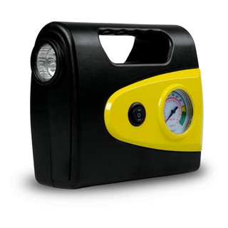 Mini Compressor De Ar Automotivo Portátil 260psi 18l/min 12v Com Lanterna