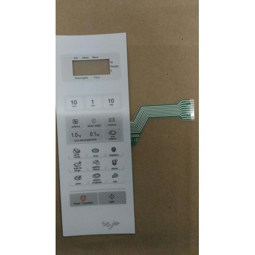 Membrana Teclado  Forno Microondas Panasonic Nnst 341