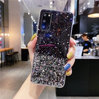 Silicone Soft Shockproof Phone Case Glitter Sequins TPU Cover Samsung Galaxy Note 20 Ultra Note 10 Plus Lite S8 S9 Plus