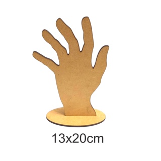 Porta Anéis Em Mdf Cru 4mm. Mão em Oferta na Shopee