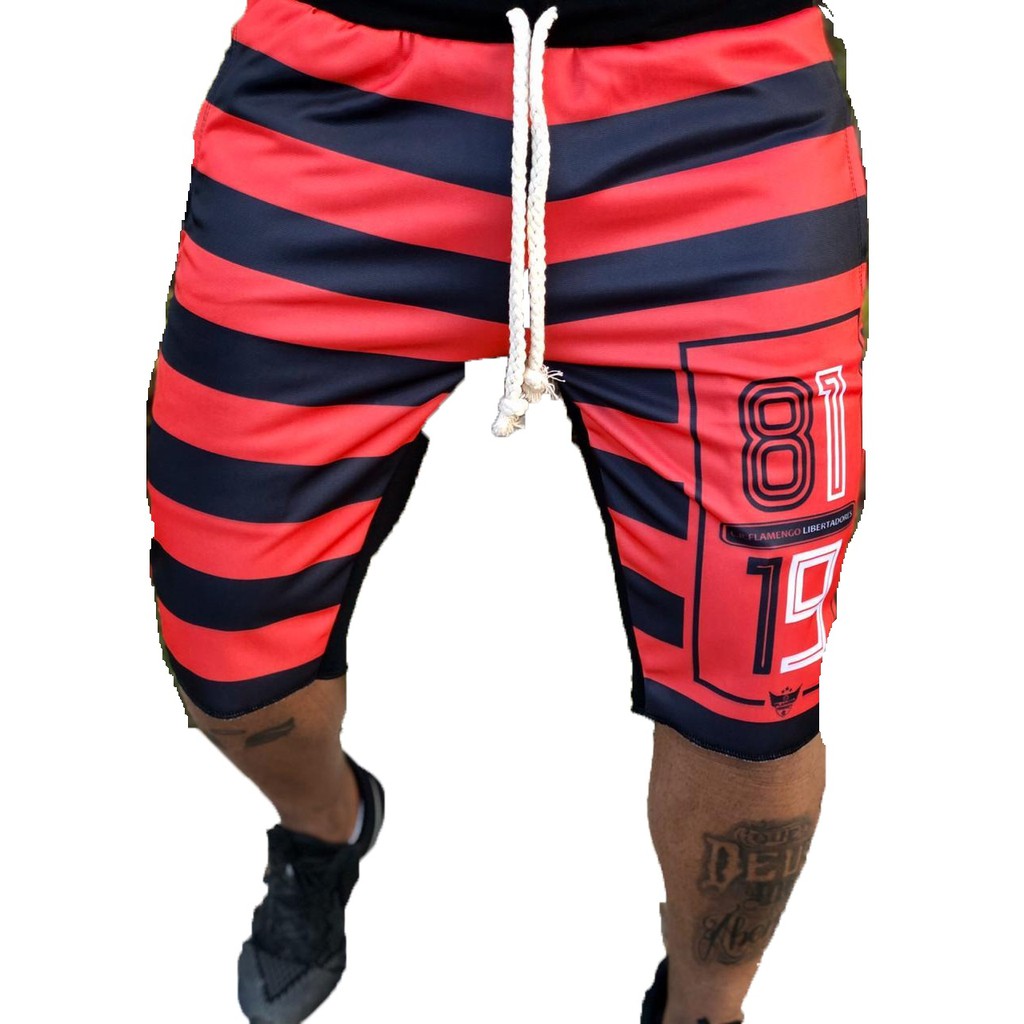 short moletom do flamengo