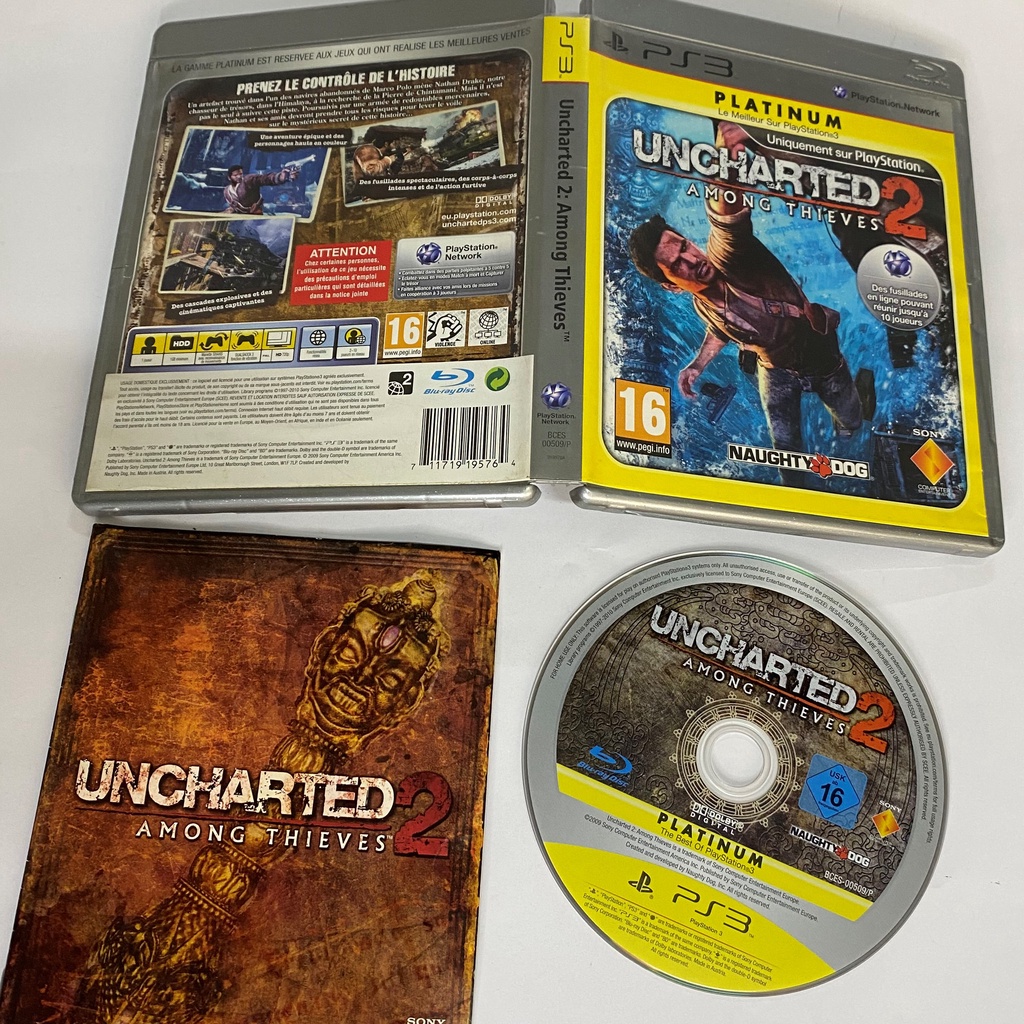 Jogo Para Ps3 Uncharted 2 Among Thieves Original Mídia Física